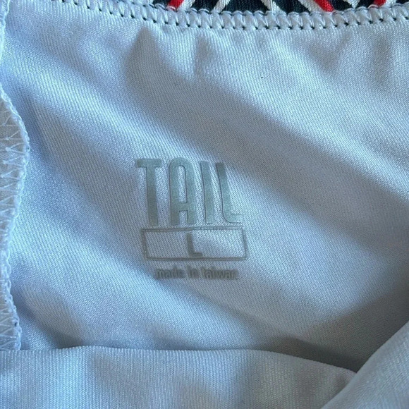 Tail golf skort Mini skirt Under shorts Size L Tennis Athletic Stretch Geometric - Picture 3 of 11